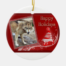 c-2011-grey-wolf-036 christmas ornaments