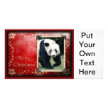 c-2011-panda-0074 customized photo card