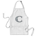 "C" Diamond Bling Apron