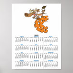 c is for cow funny moo cow cartoon character posters
