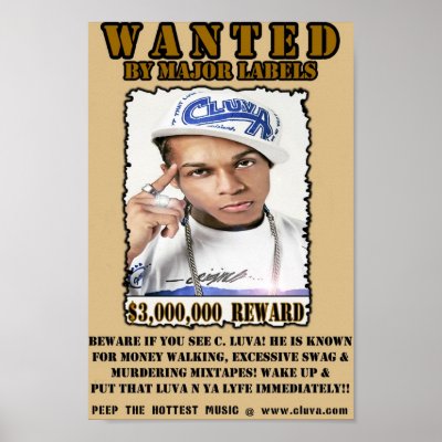 C. Luva Wanted Poster by C_Luva