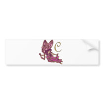 C  Monogram Bumper Stickers