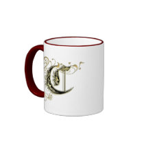 "C" monogram mug