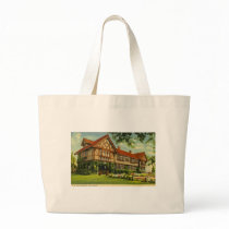 C.W. Post Clubhouse Battle Creek, Michigan Canvas Bags