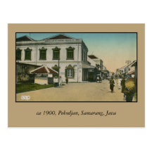 Ca 1900 Pekodjan Samarang Java Post Card