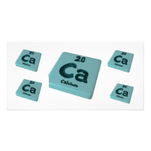 Ca Calcium Photo Cards