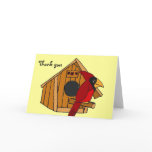 CA- Cardinal and House Thank you cards