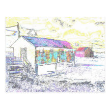 CABANE SUR L ILE D OLERON CARTE POSTALE