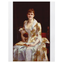 Cabanel Alexandre Portrait Of Young Lady Personalized Flyer