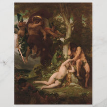 Cabanel The Expulsion of Adam and Eve from the Gar Flyers