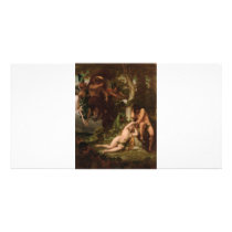 Cabanel The Expulsion of Adam and Eve from the Gar Custom Photo Card