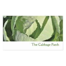 Cabbage business card
