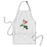 Cabbage Rose Botanical Print Apron