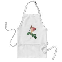 Cabbage Rose Botanical Print Apron