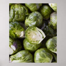 Cabbage, Vegetable, Food, Food And Drink, Poster