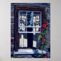 CABIN WINDOW ART POSTER posters