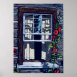 CABIN WINDOW ART POSTER