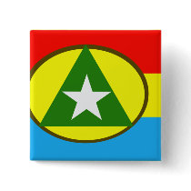 Cabinda, Angola flag Button