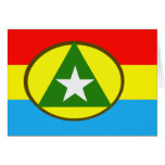 Cabinda, Angola flag Greeting Cards