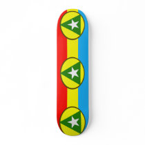 Cabinda, Angola flag Custom Skateboard