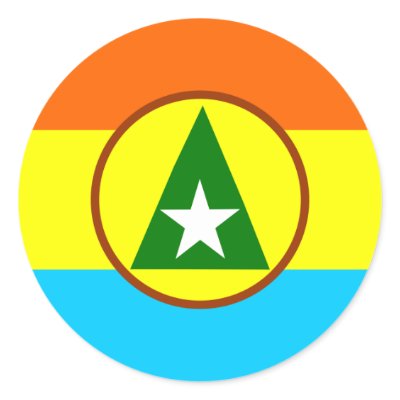 Cabinda, Angola Stickers by bestflag