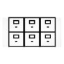 cabinet board cupboard office personalized photo card