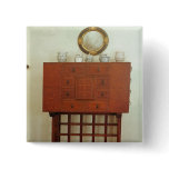 Cabinet on stand pinback button