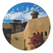 Cabo San Lucas, Baja, Mexico  flowers Round Sticker