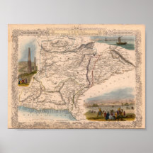 Cabool Tallis J & F London 1851 Reproduction Posters