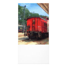 Caboose Custom Photo Card