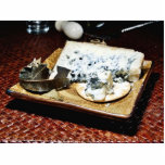 Cabrales Blue Cheese With Leaf Wrapping photo sculptures