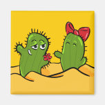 cactus flower love magnet