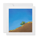 Cactus fun desert landscape art colourful painting invitations