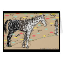 Cactus Horse Card