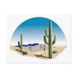 Cactus Prairie Scene postcards
