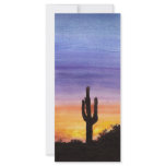 Cactus Sunset rack cards