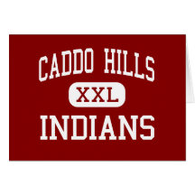 Caddo Hills - Indians - High - Norman Arkansas Greeting Cards