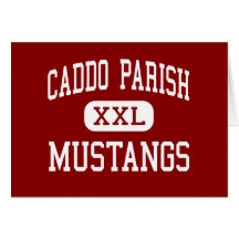 Caddo Parish - Mustangs - High - Shreveport Cards