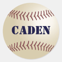 Caden Baseball Sticker / Seal