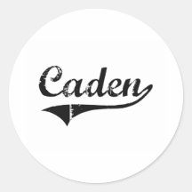 Caden Classic Style Name Sticker