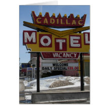 Cadillac Motel Card