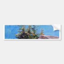 "Cadillac Mountain Spruce Tree" Bumper Sticker