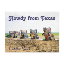Cadillac Ranch Postcard