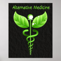 Caduceus: Alternative Medicine Poster
