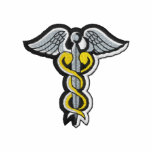 Caduceus embroidered shirts