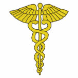 Caduceus Embroidered Shirt embroidered shirts
