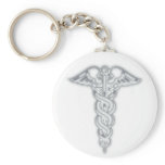 Caduceus keychains