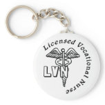 CADUCEUS LVN LOGO LICENSED VOCATIONAL NURSE KEY CHAIN