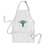 Caduceus medical symbol aprons