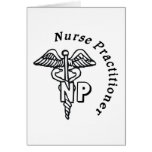 CADUCEUS NP LOGO NURSE PRACTITIONER CARD